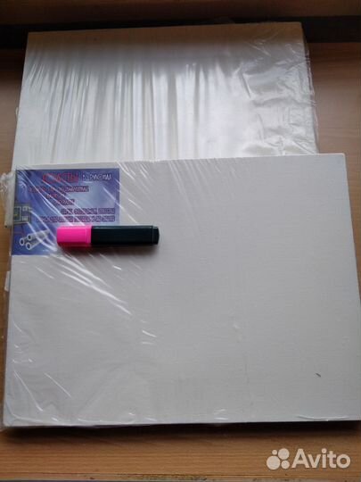 Холст на подрамнике, бумага для акварели А3