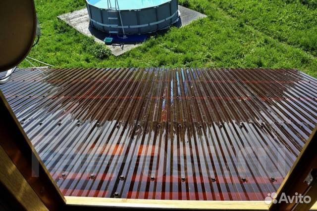 Поликарбонат, Пластиковый профнастил, пэт