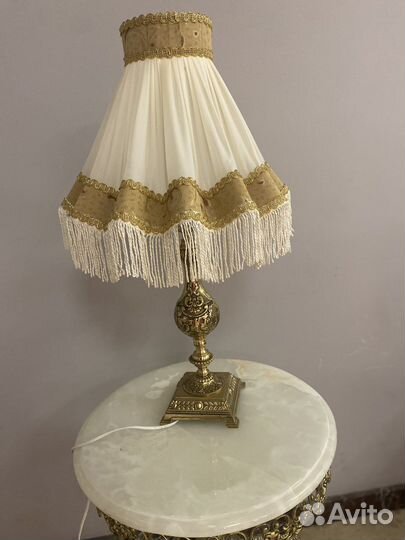 Лампа настольная бронзовая