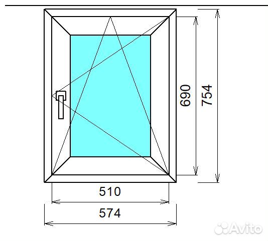 Простые окна пвх в наличии
