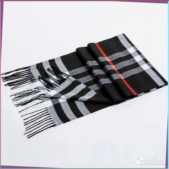 Тёплый шарф Burberry (Арт: 10382)