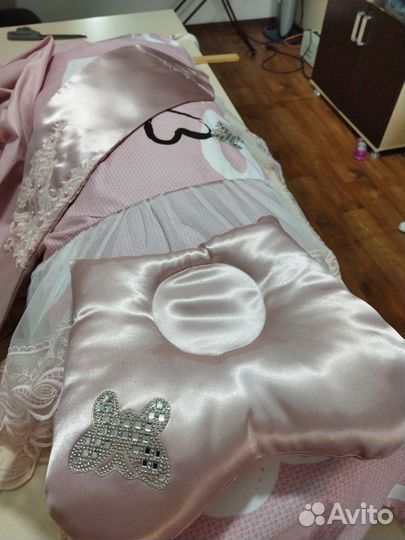 Постель с матрасом