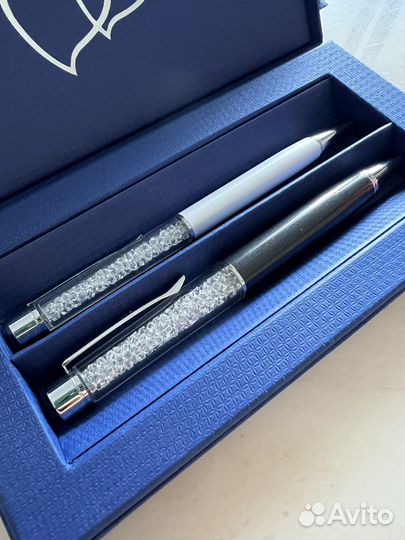 Ручка swarovski, подарочный набор 2шт