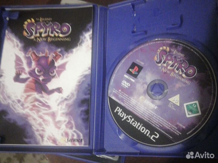 Игра для PS2 The legend of spyro, лицензия