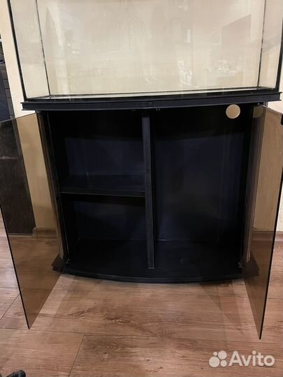 Аквариум 100л с пластиковой тумбой