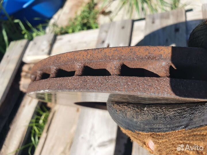 Тормозной диск передний задни mitsubishi Outlander