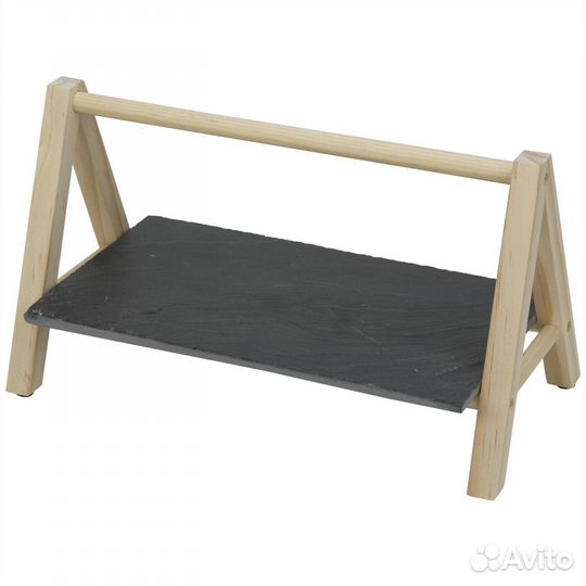 Каменная сервировочная доска на подставке