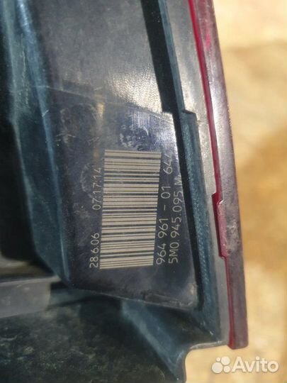 Фонарь левый Volkswagen Golf plus 2.0 BLX