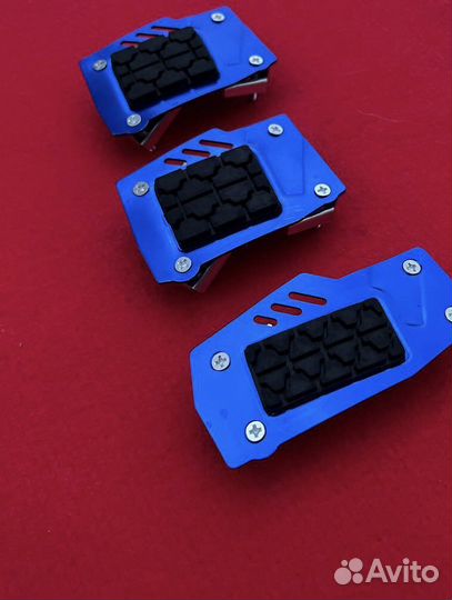 Накладки на педали универсальные синие