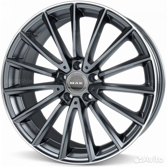 Диск 8*19 5*112 ET43 66,6 MAK Komet Gun Met-Mirror Face