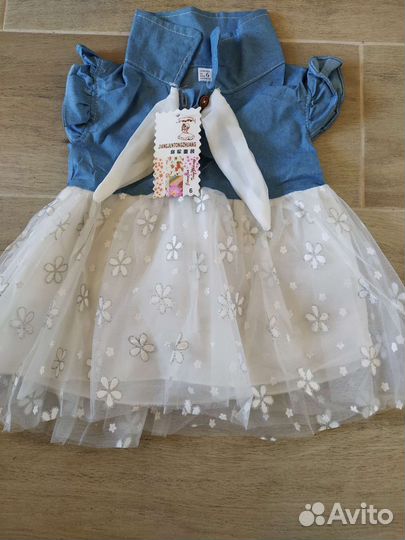 Детское платье 74-80