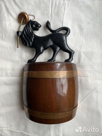 Подсвечник СССР Лев на бочке