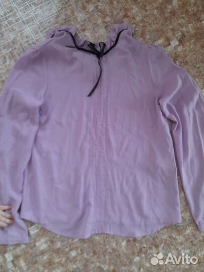 Блузка школьная на девочку 12 14 лет