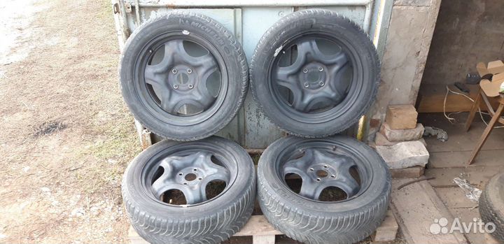 Колеса R16 195/55, на рио, солярис