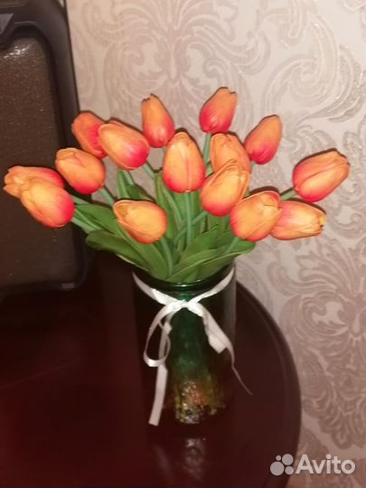 Тюльпаны силиконовые