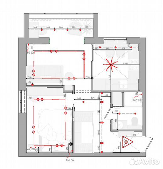 Интерьерные чертежи в архикаде / 3D коллажи