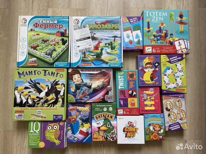 Развивающие и настольные игры по Паевской