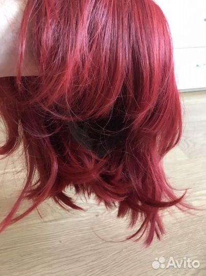 Парик Красный для косплея(химико)