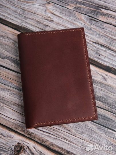 Обложка на паспорт натуральная кожа