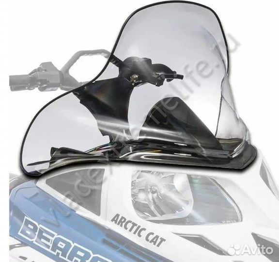 Стекло ветровое под зеркала для снегоходов