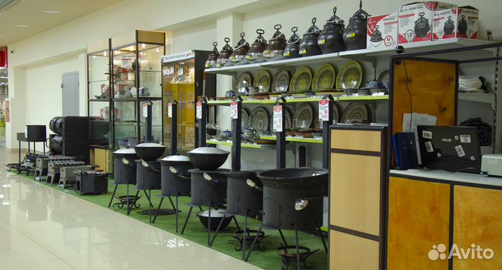 Казаны от 4.5л до 22л чугунные Узбекские