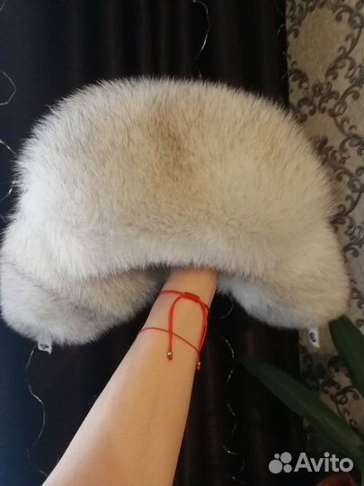 Шапка ушанка женская натуральный мех