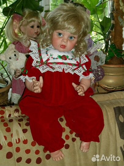 Рождественская звезда- коллекционная кукла Спанос