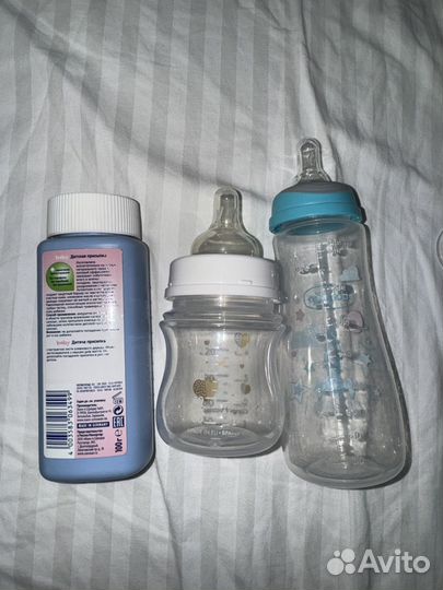 Бутылочка canpol babies baby GO присыпка пустышка