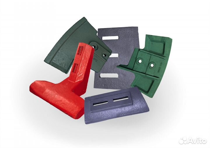 Броня, лопатки, скребки для бетоносмесителя