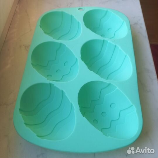 Силиконовая форма Пасхальные яйца 26х17