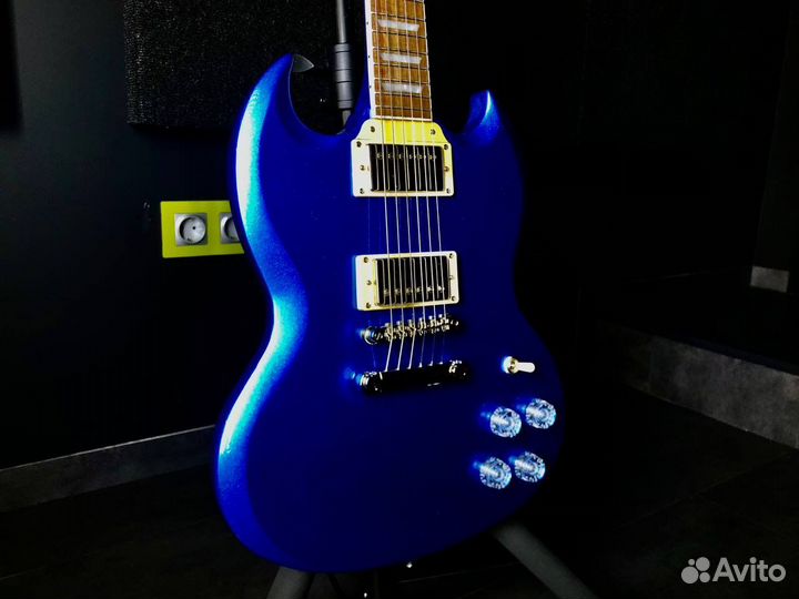Epiphone SG Muse Radio Blue Metallic электрогитара