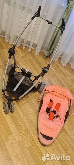 Детское автокресло maxi cosi и каляска quinny