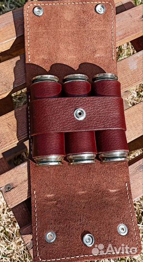 6 стопок из гильз Ил-2 в походном чехле