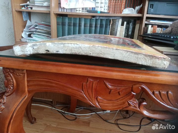 Храмовая икона 19 века ковчег 