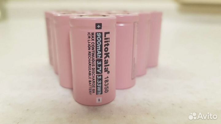Аккумулятор 18350 LiitoKala, 900 мАч, новый