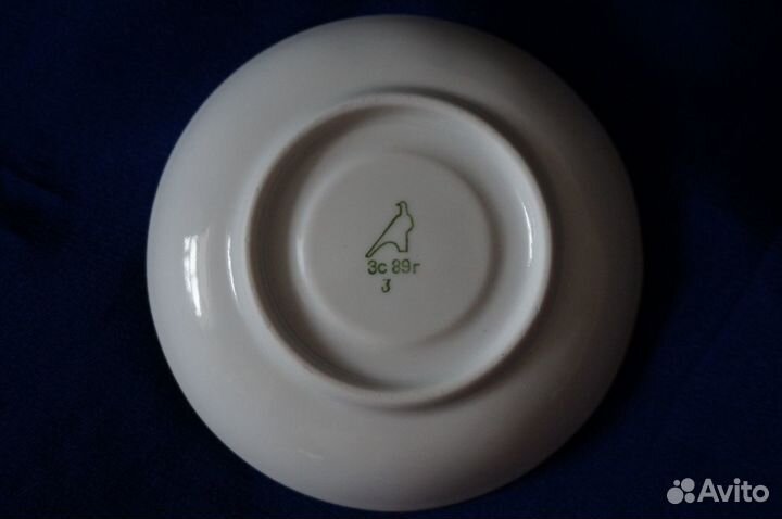 Фарфор Дулево СССР (чайная/кофейная пара, соусник)