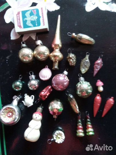 Елочные игрушки мини СССР
