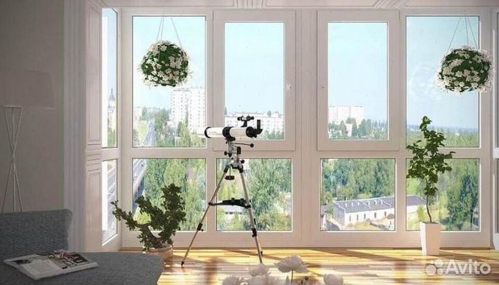 Балконы пластиковые под ключ