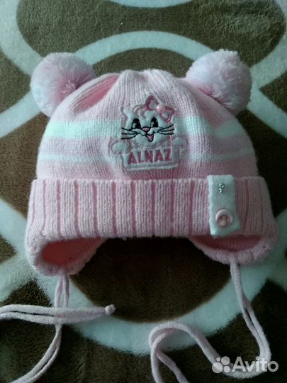 Шапочка зимняя детская