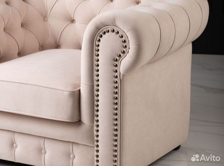 Диван Честер велюр в рассрочку 123M