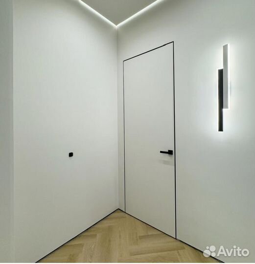 Скрытые межкомнатные двери