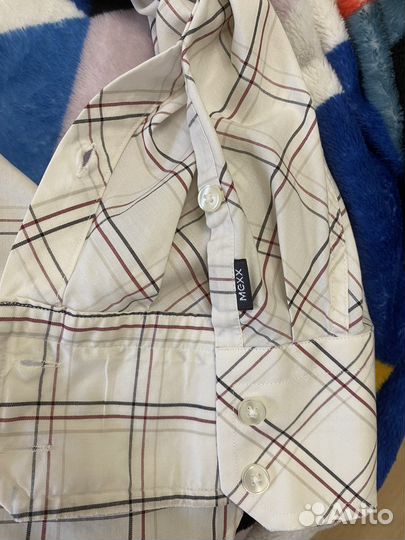 Мужская рубашка в клетку mexx