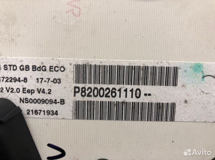 Щиток приборов (приборная панель) Renault Clio 1.5