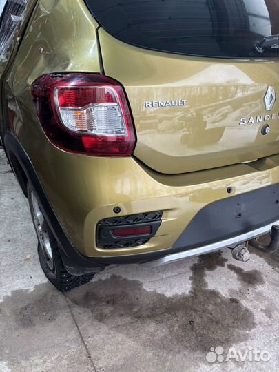 Бампер задний renault sandero stepway 2