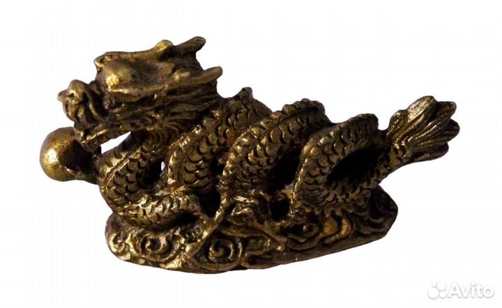 Дракон - Китайская статуэтка из Бронзы RU*716