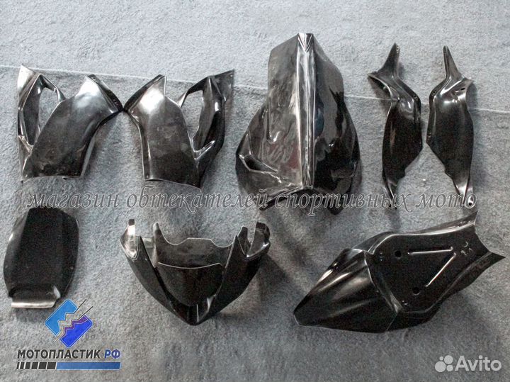 Kawasaki Ninja ZX-6R 2019-2020 стеклопластик, трек