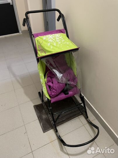 Коляска санки