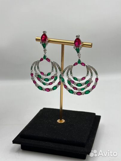 Колье Серьги Браслет Кольцо Серебро