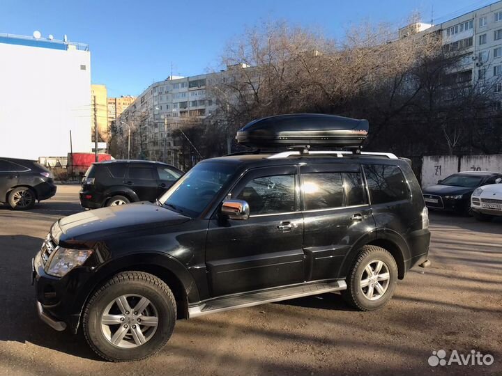 Автобокс на крышу Yuago чёрный матовый (186х86х46)