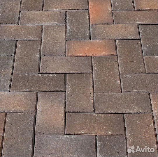 Клинкерная брусчатка Глазго лср 200х100х50мм